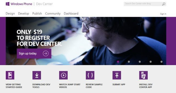 Microsoft, Windows Phone geliştirici platformu aboneliklerini 19$'a sabitledi
