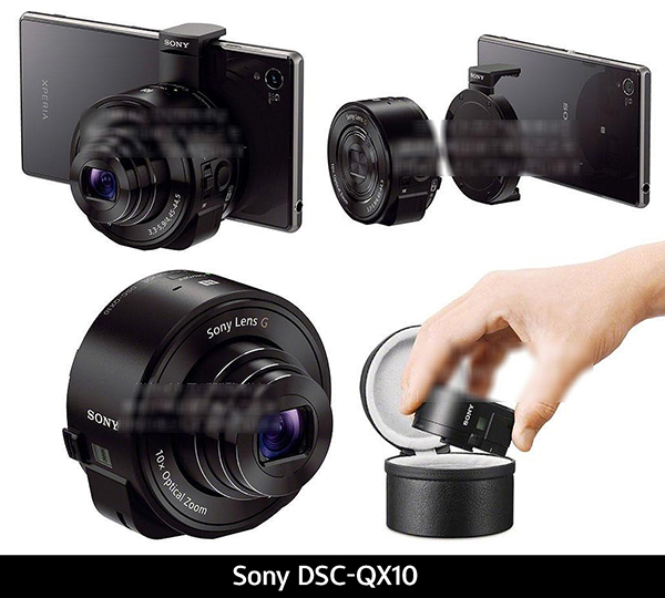 Sony DSC-QX10 ve DSC-QX100 hakkında duyuru öncesi yeni görseller ortaya çıktı