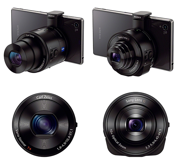 Akıllı cep telefonlarının fotoğraf ve video kalitesinde üst limit Sony tarafından belirlendi, Cyber-shot QX100 ve QX10 resmi olarak duyuruldu