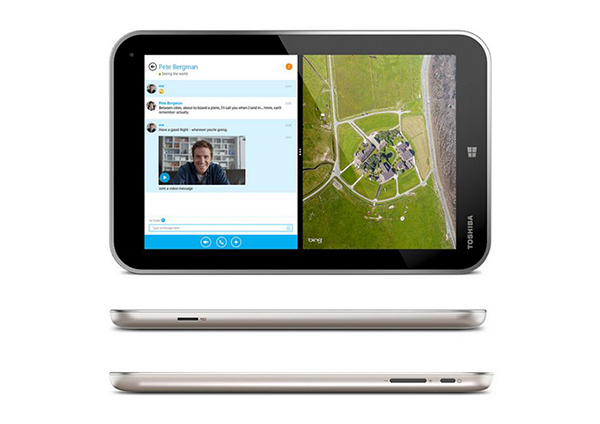 Toshiba, 8-inç ekran boyutuna sahip ilk Windows 8.1 tabletini tanıttı