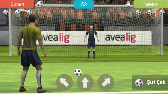 AveaLig Penaltı oyunu App Store'da indirmeye sunuldu