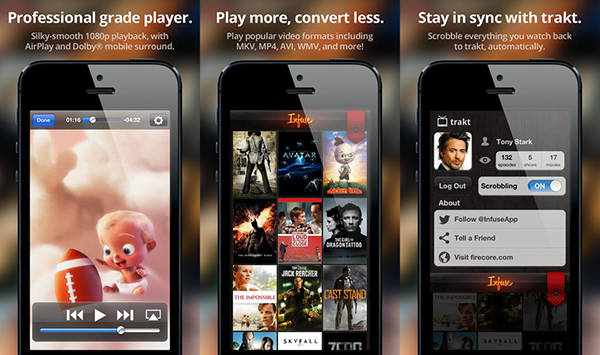 Video uygulaması Infuse, iOS için Airplay odaklı yeni özellikler ile güncellendi