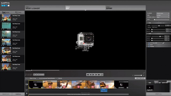 GoPro kameralar ile çekilmiş görüntülerin işlemesi için hazırlanan 'GoPro Studio' yazılımının yeni sürümü yayınladı