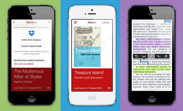 iPhone ve iPod Touch uyumlu yeni eBook okuma uygulaması: Marvin