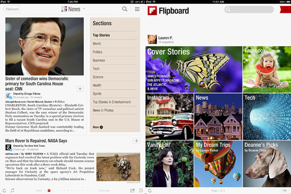 Flipboard, iOS 7 desteği ile 2.07 sürümüne güncellendi