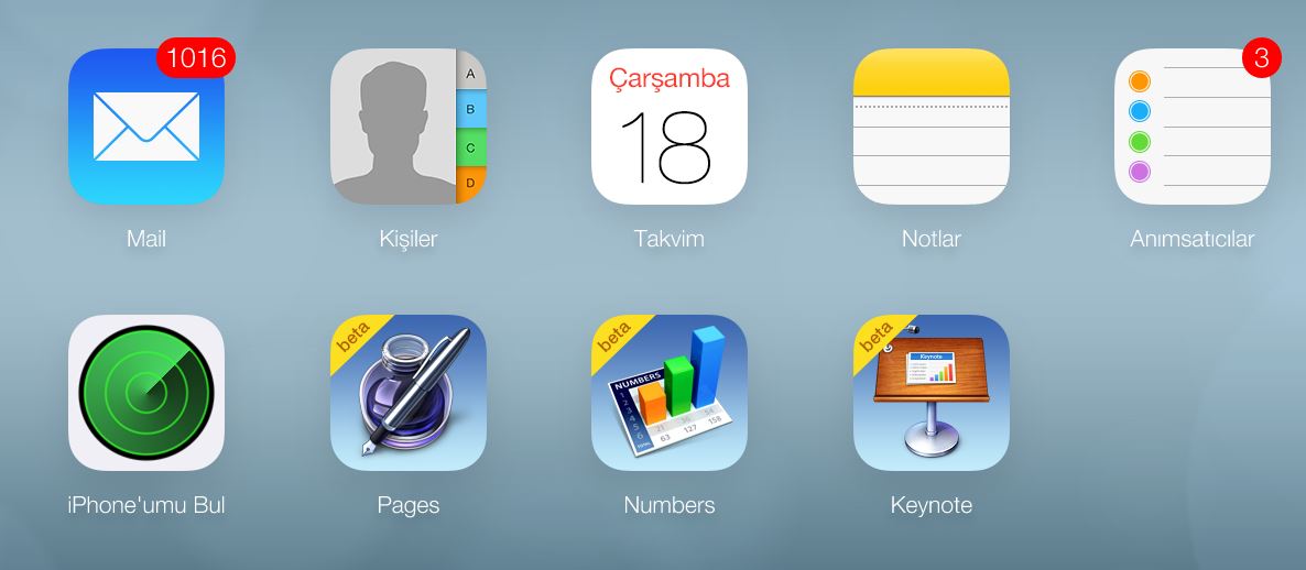 iOS 7'ye saatler kala iCloud.com yeni arayüzüyle hizmete sunuldu
