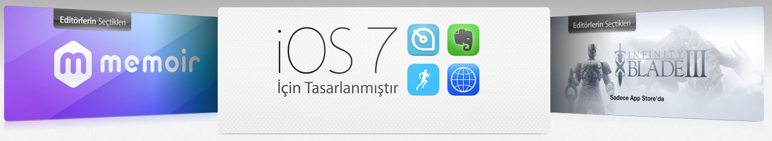 Apple'dan App Store'da iOS 7 için özel bölüm