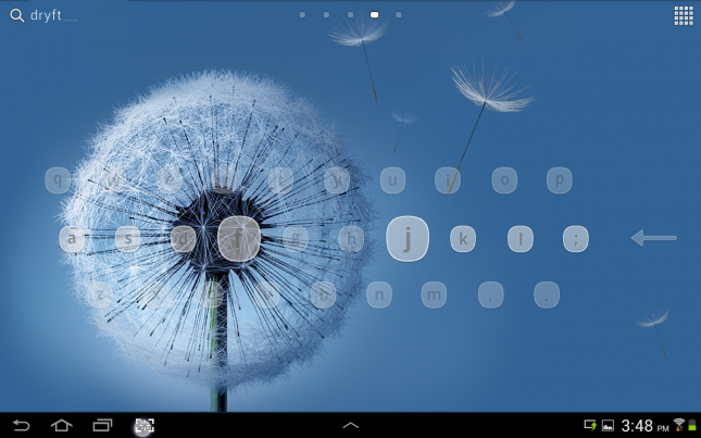 Swype geliştiricilerinden yeni bir tablet odaklı klavye yazılımı Dryft