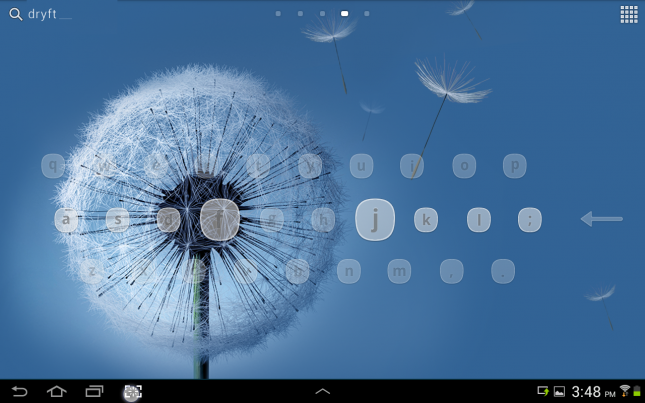 Swype geliştiricilerinden yeni bir tablet odaklı klavye yazılımı Dryft 