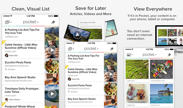 Okuma uygulaması Pocket, iOS için yeni özellikler ile güncellendi