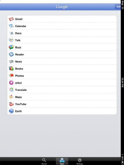 Google Mobile iPad kullanıma sunuldu