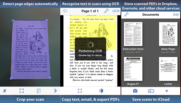 iPhone ve iPad uyumlu yeni belge tarama uygulaması: PDFpen Scan+