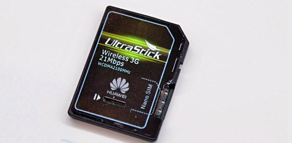 Huawei'den SD formatında 3G modem : UltraStick