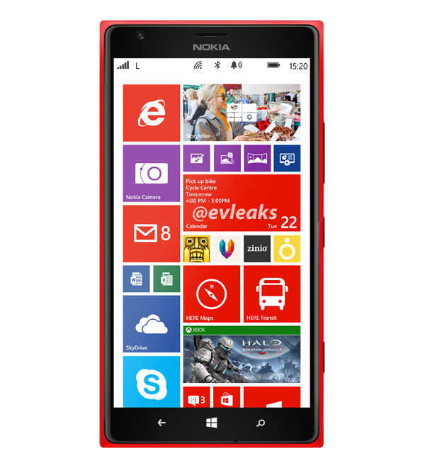 Kırmızı renkli Lumia 1520 internete sızdı