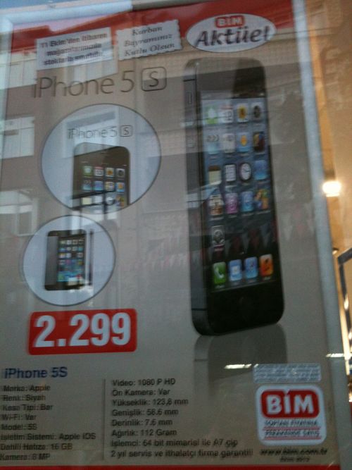 BİM şaşırttı: iPhone 5s, en uygun satış fiyatıyla 11 Ekim'den itibaren BİM'de