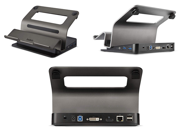 Belkin 'Dual Video Docking Stand' artık Apple'ın MacBook Air ve MacBook Pro modellerine de destek veriyor