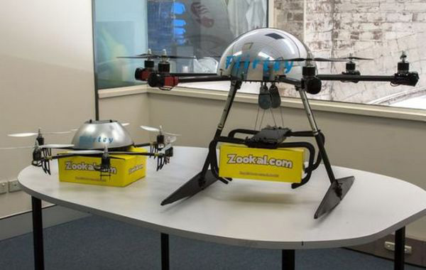 Zookal ve Flirtey, ders notlarını 2014 yılında insansız hava araçlarıyla taşımaya hazırlanıyor