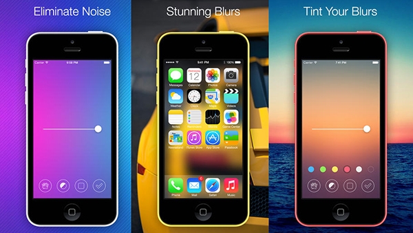 ios 7 cihazlara ozel olarak bulanik