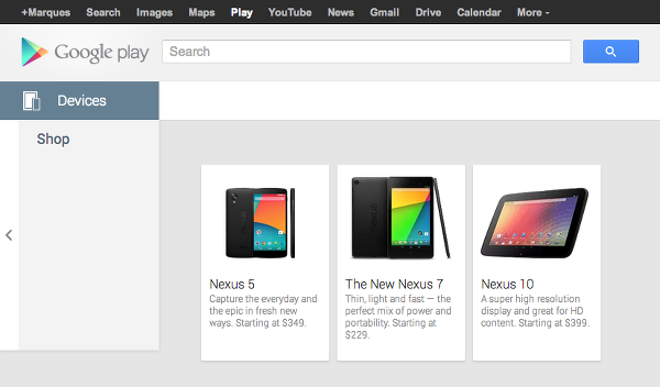 Nexus 5 yanlışlıkla Play mağazasında listelendi