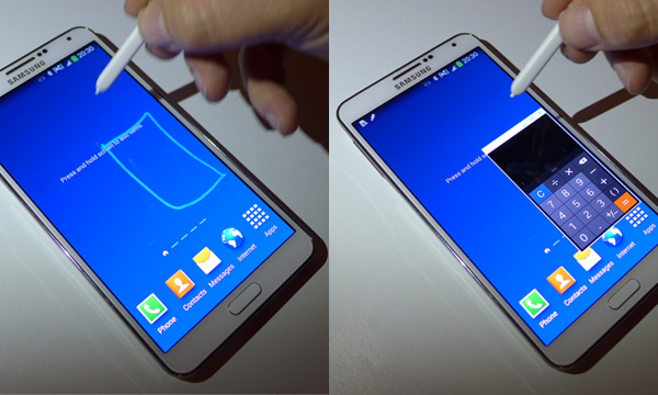 Galaxy Note 3 Kalem Penceresi üzerinde tüm uygulamalar açılabiliyor