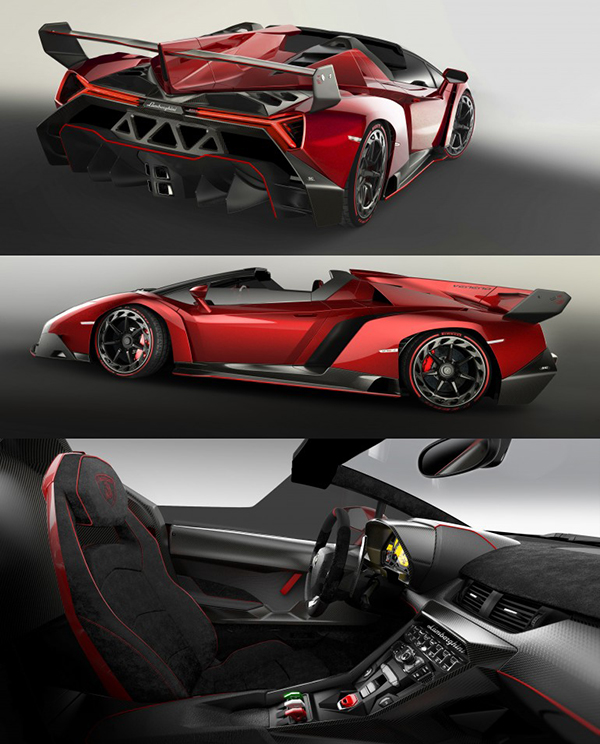 Sadece 9 adet üretilecek 5.3 milyon dolarlık üstü açık canavar: Lamborghini Veneno Roadster