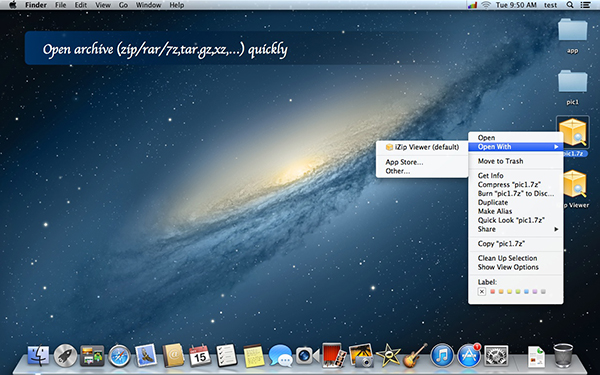 Arşiv dosyalarının içeriğini görüntülemeye yardımcı yeni Mac uygulaması: iZip Viewer 
