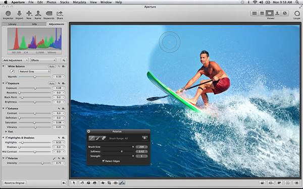 Apple Aperture fotoğraf düzenleme yazılımı, 3.5 sürümüne güncellendi