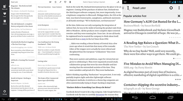 Instapaper uygulaması Android telefonlar için yeni özellikler ile güncellendi