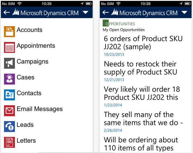 Microsoft, Dynamics CRM için iOS uygulaması yayınladı