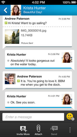 iOS için BlackBerry Messenger güncellendi