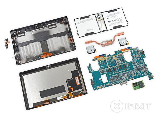 iFixit ekibi bu sefer Microsoft'un Surface Pro 2 tabletini masaya yatırdı