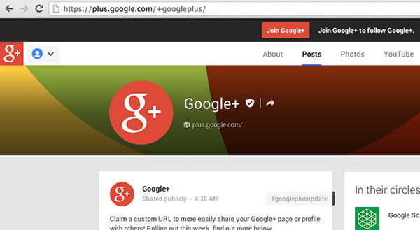 Google+ tüm kullanıcılar için özelleştirilmiş URL kullanımına izin vermeye başladı