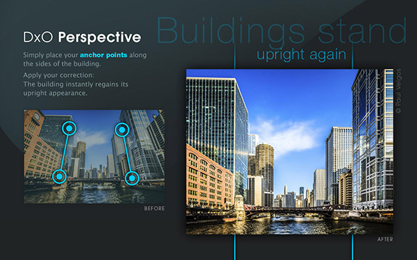 DxO Labs'dan Mac sistemlere özel fotoğraf perspektif düzeltme uygulaması: DxO Perspective
