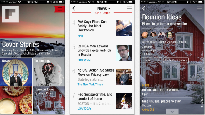 Flipboard, performans iyileştirmesi ve yeni özelliklerle güncellendi