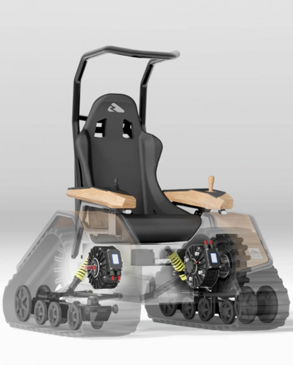 Zorlu arazilere özel yeni bir elektrikli tekerlekli sandalye: Ziesel
