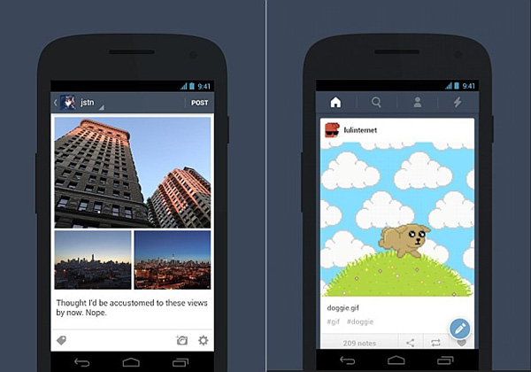 Tumblr'ın Android uygulaması yeni özelliklerle güncellendi