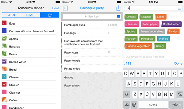 iOS 7'ye özel yeni alınacak listesi oluşturma uygulaması: Buy Me a Pie! 