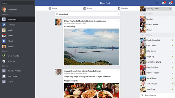 Facebook'un Windows 8.1 uygulaması güncellendi