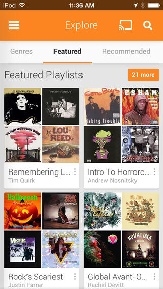 iOS için Google Play Music nihayet yayınlandı