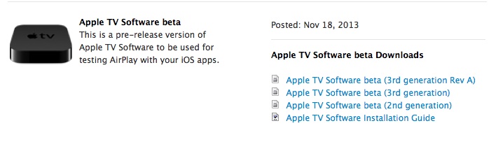 Apple TV 6.1 Beta 1 yayınlandı