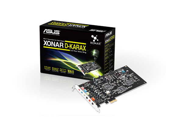 Asus'tan amatör kayıt işlemlerine özel yeni PCI Express ses kartı: Xonar D-KARAX