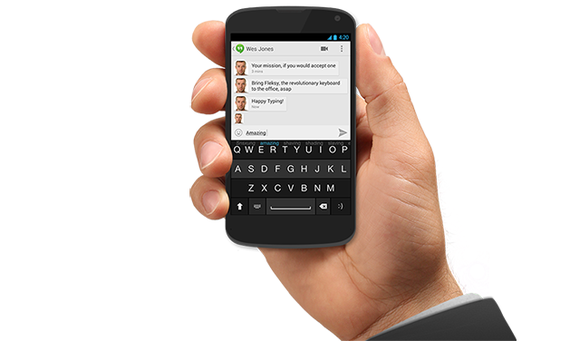 Fleksy klavye uygulaması nihai sürümüyle Play Store'da