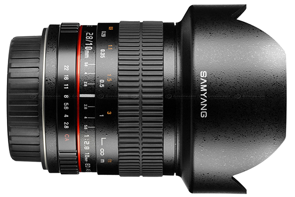 Samyang, 10mm F2.8 ED AS NCS SC geniş açı lensini duyurdu