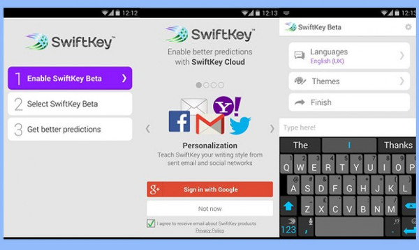 SwiftKey 4.4 ile daha basit bir başlangıç menüsü geliyor