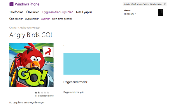 Angry Birds GO! yanlışlıkla Windows Phone için yayınlandı