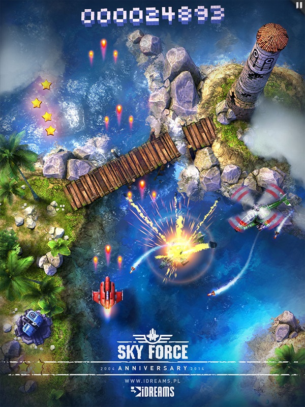Sky Force, 10. yılı şerefine iOS platformu için yayınlanacak