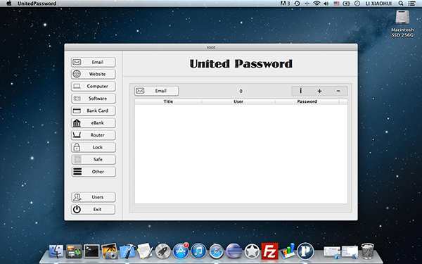 Mac uyumlu şifre uygulaması United Password, ücretsiz olarak elde edilebiliyor