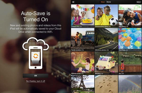 Amazon Cloud Drive Photos, iPad desteğine kavuştu