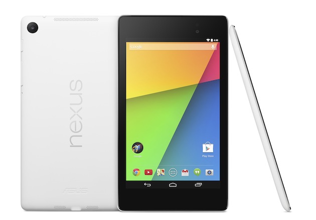 Google Nexus 7, beyaz renk seçeneğine kavuştu