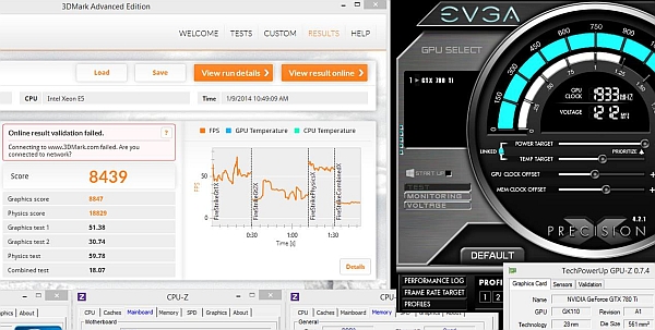 EVGA GeForce GTX 780 Ti Classified Kingpin Edition'dan ilk dünya rekoru geldi